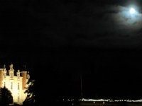 Le Château de la Rigaudière de nuit