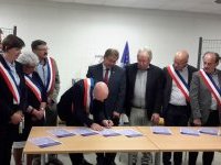 Fête de l'Europe à Retiers, du 24 au 28 mai 2018, Signature de la (…)