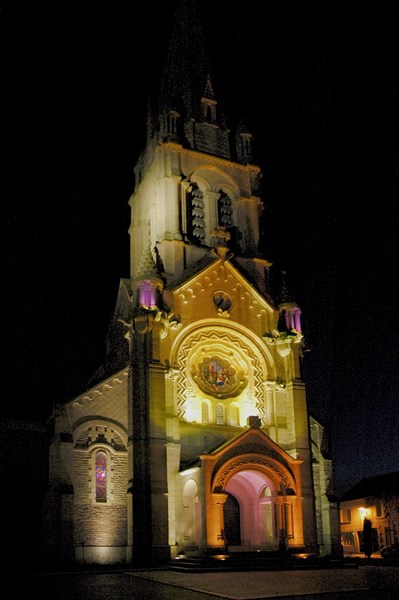 L'église de nuit