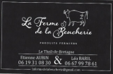 Carte de visite La Ferme de la Beucherie